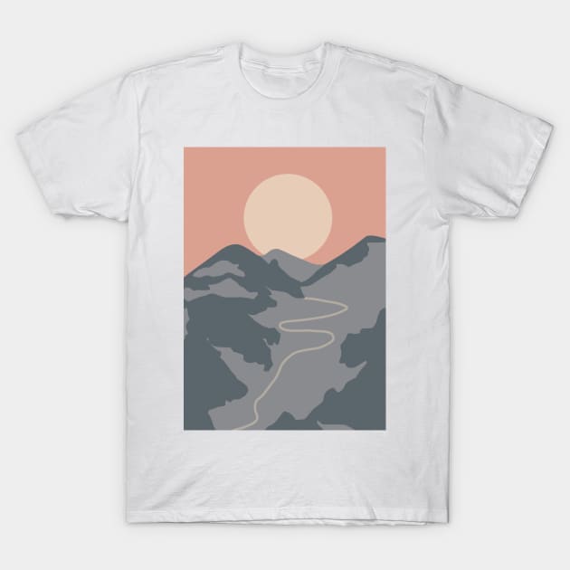 mountain boho T-Shirt by Mousely 